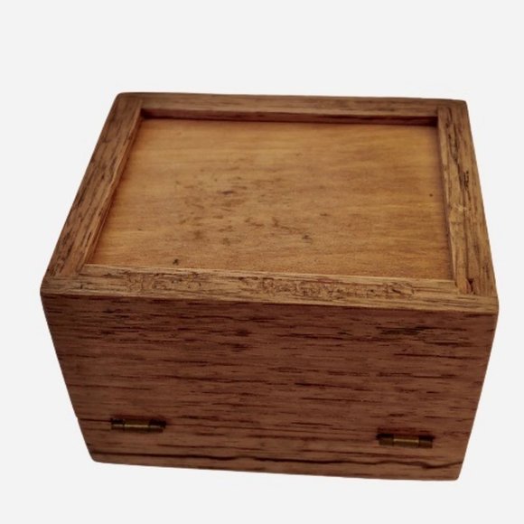 Vintage '78 Wood Trinket Box Artist Signed Gruenberg KINGWOOD FROM BRAZIL - Picture 12 of 16
